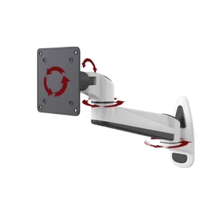 LCD Monitor Bracket Hanging Wall Lifting Rotating Air Pressure Arm Hovering Computer Screen Wall Rack