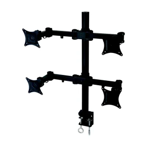 LCD482Q Universal Desk Monitor Bracket for 13-27-Inch Quad LCD/LED Monitors