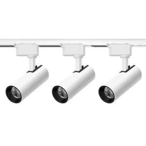 LED COB Track Light 10W 20W Museum Exhibition Lighting Dimmable Rail Spotlight Aluminum Focus Track Light