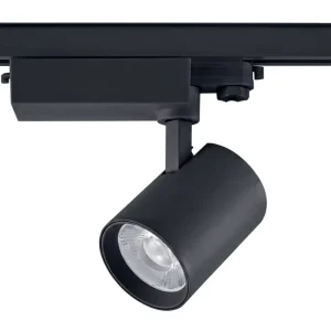 LED COB Track Spotlight, 6000K Cold White, 30W/40W, Aluminum Housing, Museum and Art Lighting