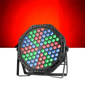 LED Dance Floor Stage Light 50W 84 LEDs RGB DMX512 Sound Control IP20 for Weddings, Bands and Performance Bars