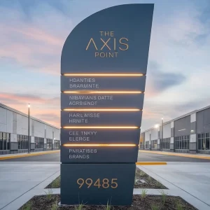 LED Gas Station Pylon Sign Board Outdoor Decorative Custom Design Monument Sign for Mall Hall