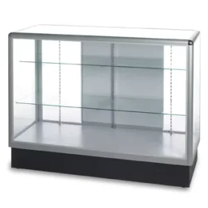 LED Glass Jewelry Display Cabinet with Waterproof Design, Customizable Size and Color