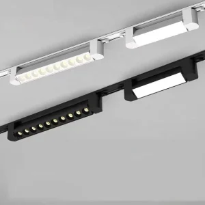 LED Linear Track Light for Commercial Clothing Stores Floodlight Live-Line Spotlight Grating Fill Light for Living Room