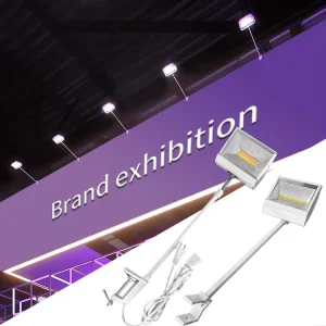 LED Long Arm Exhibition Spot Lamp, 20W 30W 70W, Dimmable, with International Plug