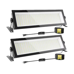 LED Long Strip Wall-Washing Floodlight Lamp Bar Rectangular 4000K 6500K 150W for Garden Lawn Workshop Store Warehouse