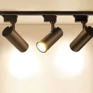 LED Track Light Commercial 360 Degree Rotatable COB LED Track Spot Light 2 Wire 10W 20W 30W Square Spotlight