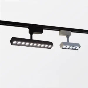 LED Track Light Linear Long Strip Revolving Grille for Shop Clothing Store Household Living Dining Room Spot Light