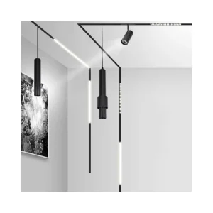 LED Track Lighting System Flood Lamp 10W 20W 30W Linear Spotlight Fixture Surface Recessed