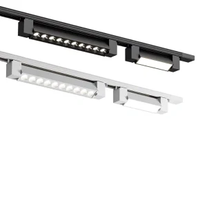 LED Track Spotlight Long Bar Floodlight Aluminum Alloy Surface Mounted Adjustable Guide Rail Fill Light 6000K 4000K Commercial