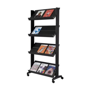 Landscape High Quality Brochure Display Stand for Bookstore book Shelve