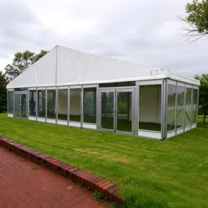 Large Aluminum Frame Party Tent 30x50m Heavy Duty 850g Fireproof PVC for Wedding Events Exhibition Storage