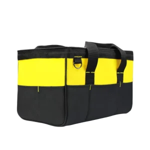 Large Capacity Heavy Duty Waterproof Electrician Messenger Tool Bag Chain Strap Zipper Closure EPE Foam Lining