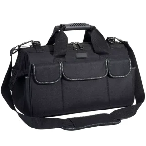 Large Capacity Portable Storage Bag Adjustable Shoulder Straps Oxford Fabric Foldable Tool Bag