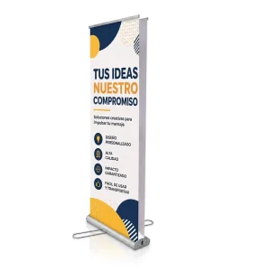 Large-Format Pull-Up Banner Display for Restaurants, Cafes, and Sidewalks