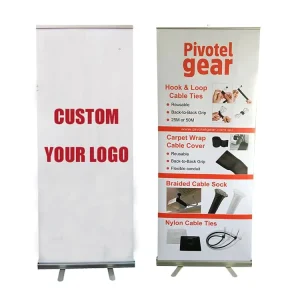 Large-Format Retractable Roll-Up Banner Stand
