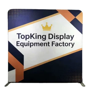 Large Format Tension Fabric Backdrop 8×8 8×10 8×20 Ft with Lightweight Aluminum Frame