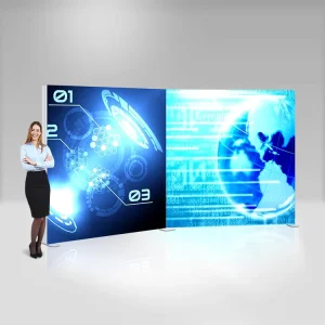 Large Frameless Fabric SEG Backlit Display Trade Show Led Advertising Exhibit Booth Light Box Advertising Lightboxes Display Trade Show Display
