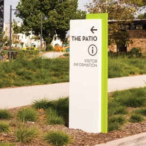 Large Free-Standing Guide and Wayfinding Signage for Malls, Airports, and Campuses