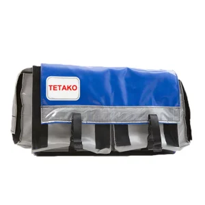 Large Heavy Duty Vinyl Tarpaulin PVC Electrician Tool Organizer Bag with Reflective Stripe