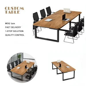 Large Office Negotiation Meeting Room and Conference Table