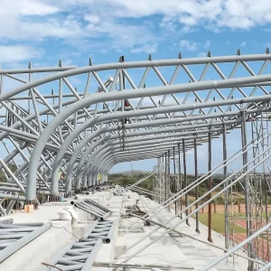 Large Span Light Steel Truss Sports Grandstand for Stadium Projects