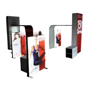 Large Square Flat Gift Exhibition Stand Construction Manufacturer Advertising Display Design