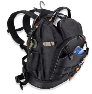 Large Waterproof Carpenter Tool Kit Bag with Multiple Pockets