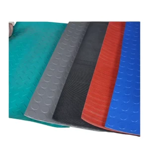Large Waterproof Round Button Surface Rubber Flooring Mat for Dog Cages