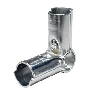 Lean Pipe Joint Plated 28mm Pipe Fittings Connector Systems for Quick Setup of Modular Racking in Factories