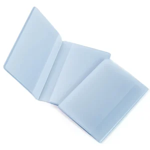 Leather Business Card Organizer for Women Men Card Slots RFID Credit Card Holder Book