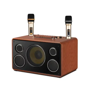 Leather Woofer BT 5.2 Waterproof Speaker 8″ Home Theatre Outdoor Computer Mobile Phone Party 7000mAh Battery Dual M801A 2