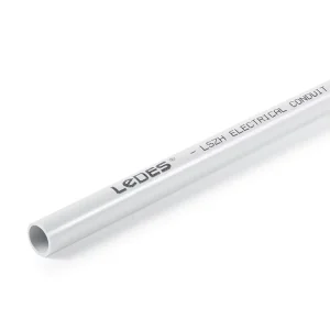 Ledes 20mm 25mm Medium Duty Low Smoke Halogen Rigid PVC Electrical Conduit V0 Fire Rated UV Stabilized for Safe Electrical Wire