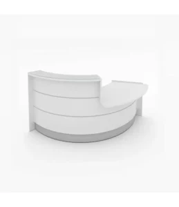 Left Handicapped Artificial Stone Reception Desk for Hotels and Hospitals