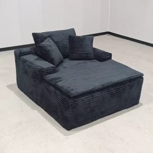 Leisure Lounge Chair Customized Compression Module Sofa Gray Tofu Block Segmented Sofa Minimalist Style Afternoon Lounge Sofa