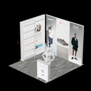 Lightweight 10x10ft Exhibition Booth 25kg Total Weight with Carry Bag