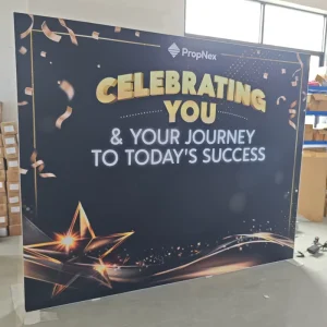 Lightweight Customized Exhibition Light Box Booth with Aluminum Frame and Fabric Wall