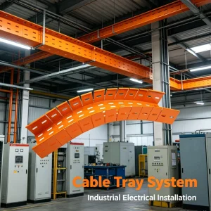Lightweight Perforated Cable Tray Easy Installation Heat Trough for School Hospital Public Building Projects