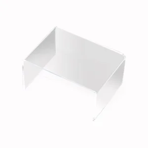 Lightweight Transparent U-Shaped Acrylic Storage Display Rack for Shoes, Accessories, and Cosmetics