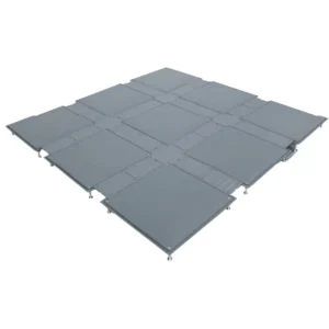 Lingding Factory Quality Cement Grooved Network Raised Access Floor Fire Resistant Class Offering Flexible Hospitals Parks
