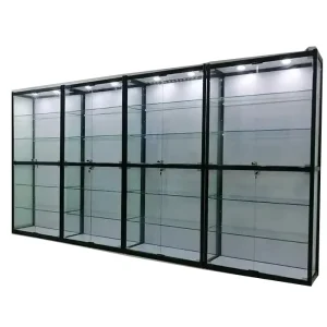 Lockable LED Glass Display Cabinet for Retail Store