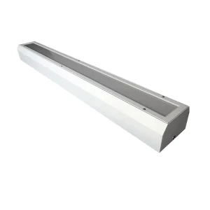 Long Strip Ceiling LED Fixture 20W-50W White Light for Hospitals, Warehouses, and Offices