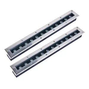 Long Strip LED In Ground Light 15W-48W Waterproof Dustproof Garden Pathway Landscape Driveway Lawn Outdoor Underground Lighting