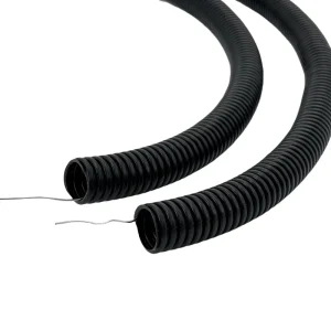 Low Price Flame Retardant Flexible Corrugated Electrical Conduit Pipe With Traction Line Electrical Conduit for Conduit Wiring