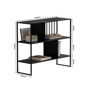 Luoyang Factory Metal Bookcase Steel Bookshelf Display Unit for Living Rooms