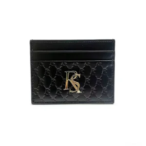 Luxury Leather Card Holder with Embossed Pattern Wallet Credit Card Holder Minimalist Ultra thin Wallet Customizable