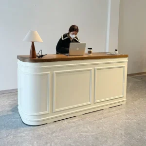 MDF Wood Reception Desk for Office or Beauty Salon