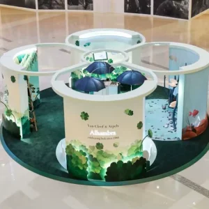 MEGA Modern Fashion Exhibition Stand Booth Modular Assembly for Pop Up Store Mall Event Show