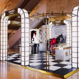 MEGA Modern Fashion Exhibition Stand Booth Modular Assembly for Pop Up Store Mall Event Trending Design
