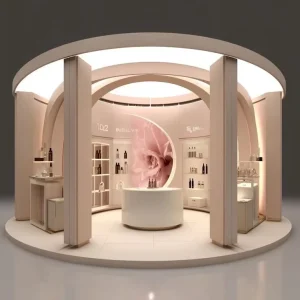 MEGA Modern Fashion Modular Assembly Exhibition Stand Booth for Pop Up Store Mall Event Trending
